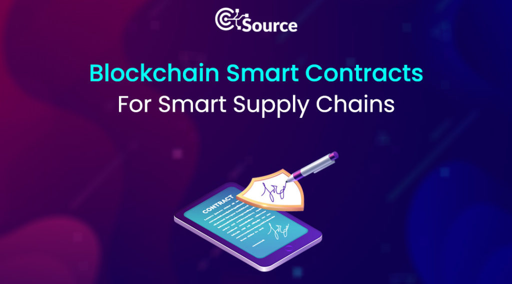 Blockchain Smart Contracts For Smart Supply Chains